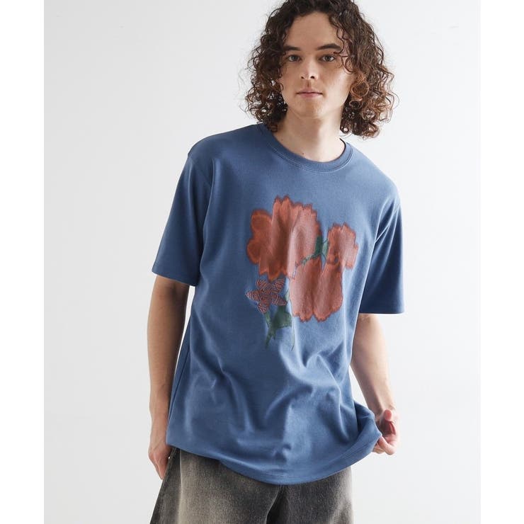 ボカシフラワーTシャツ | tk.TAKEO KIKUCHI | 詳細画像9 