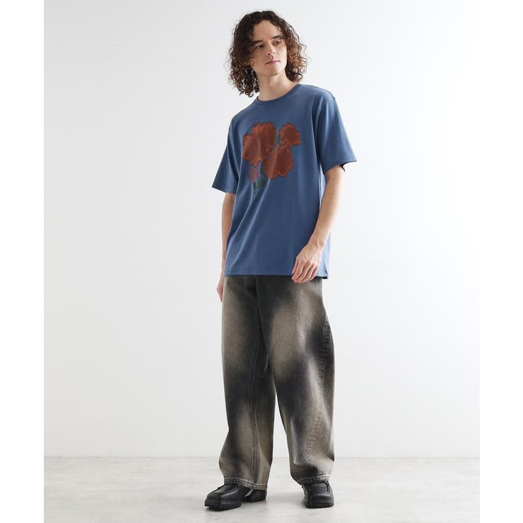 ボカシフラワーTシャツ | tk.TAKEO KIKUCHI | 詳細画像10 