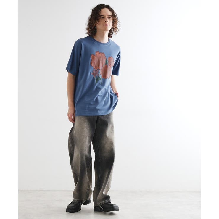 ボカシフラワーTシャツ | tk.TAKEO KIKUCHI | 詳細画像11 