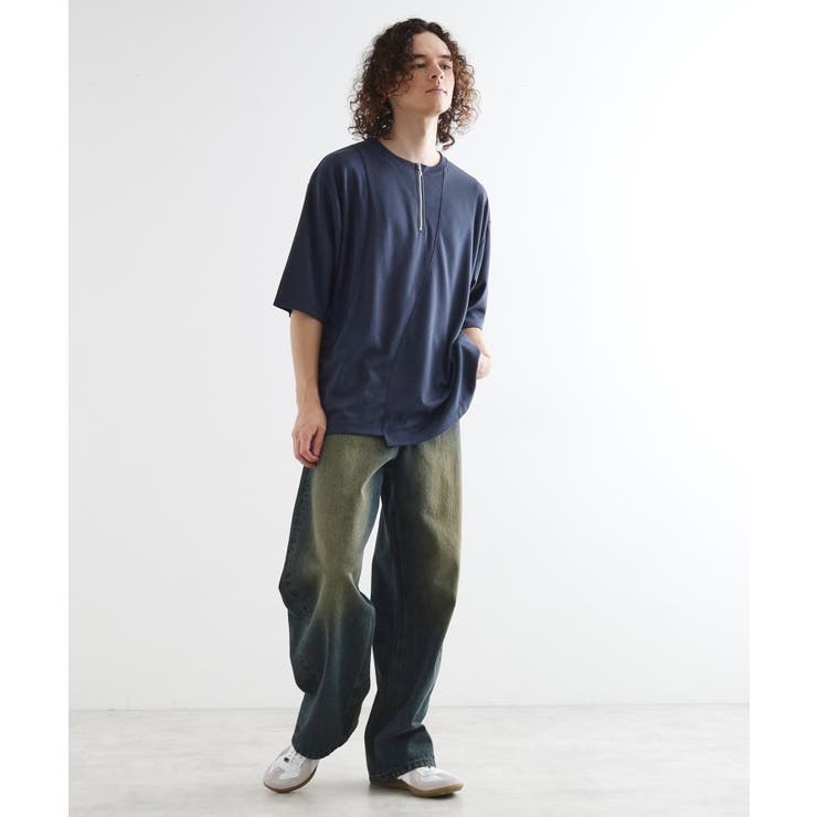 ウェーブ切替ジップTシャツ | tk.TAKEO KIKUCHI | 詳細画像11 
