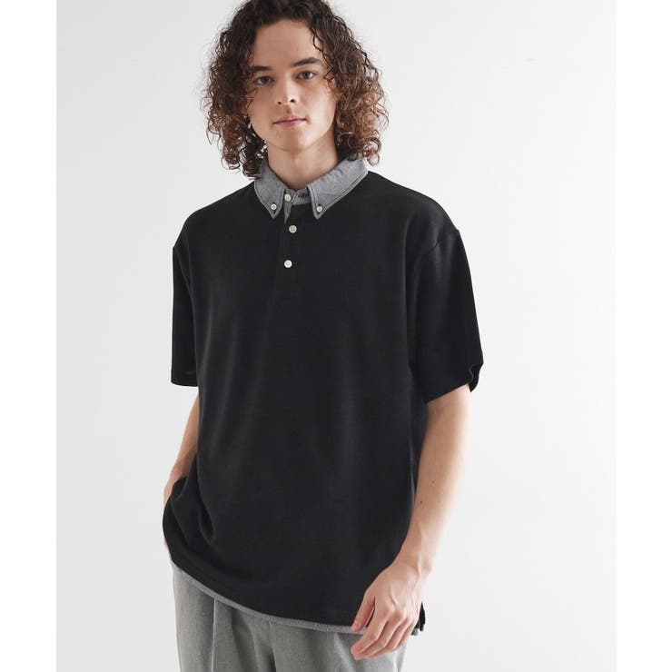 レイヤード鹿の子ポロシャツ | tk.TAKEO KIKUCHI | 詳細画像5 