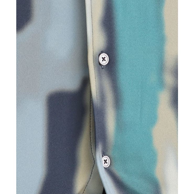 梨地ボカシプリントシャツ | tk.TAKEO KIKUCHI | 詳細画像16 