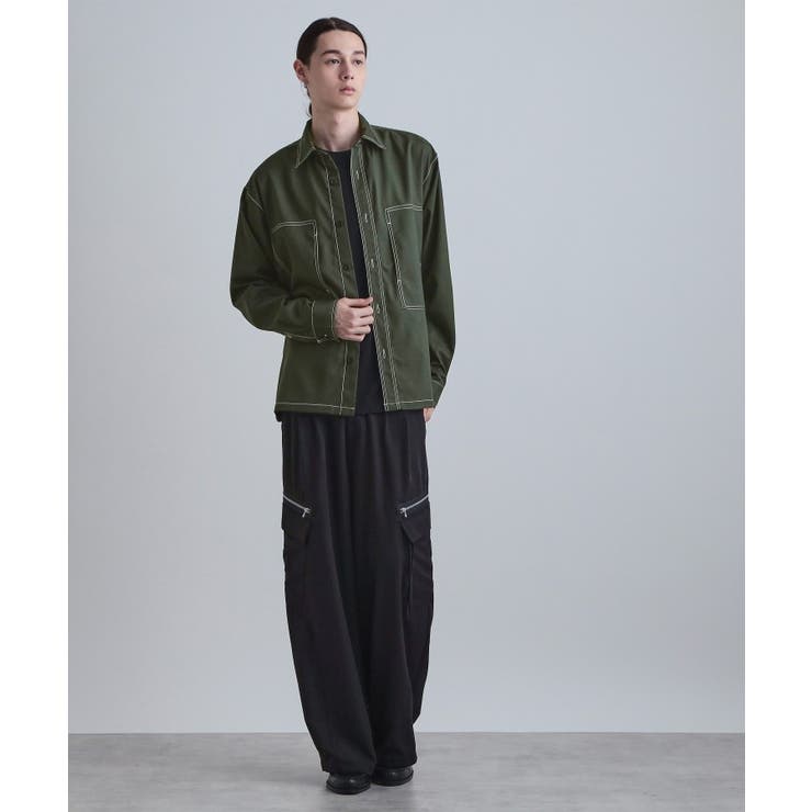 配色ステッチシャツ | tk.TAKEO KIKUCHI | 詳細画像6 