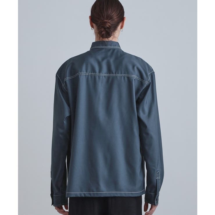 配色ステッチシャツ | tk.TAKEO KIKUCHI | 詳細画像15 