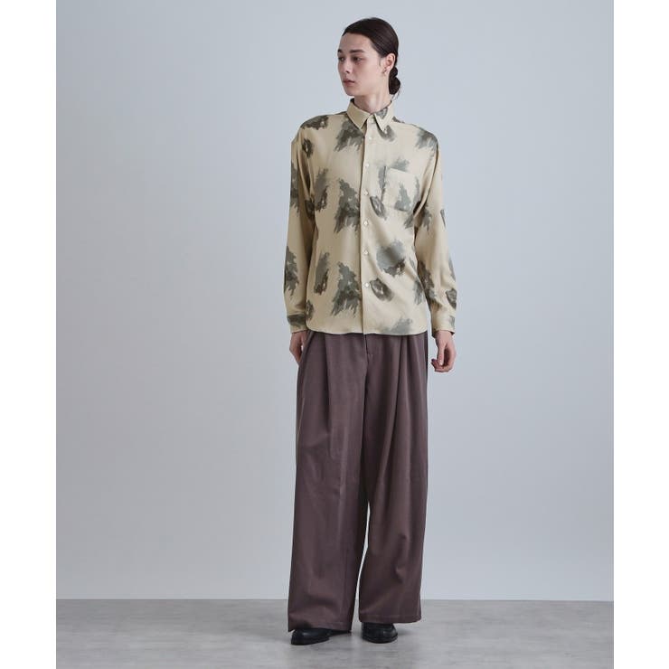 スモークブラープリントシャツ | tk.TAKEO KIKUCHI | 詳細画像11 