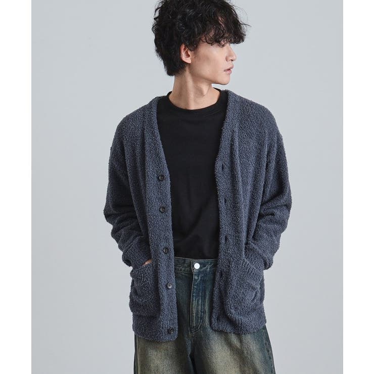 ブルー(092) | モールニット カーディガン | tk.TAKEO KIKUCHI