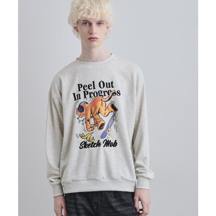 グレー(712) | ポップ刺繍スウェット | tk.TAKEO KIKUCHI