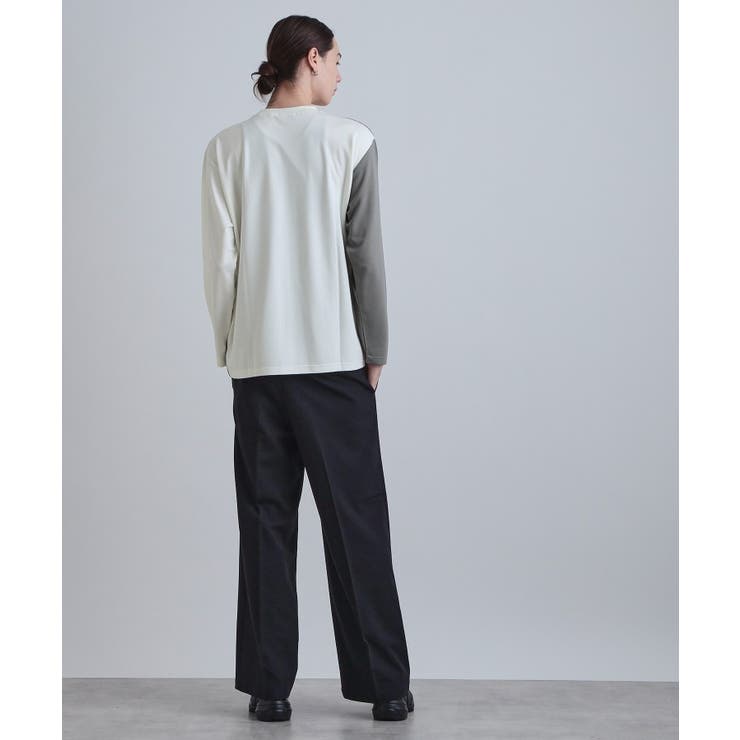 スクエア切り替えカットソー | tk.TAKEO KIKUCHI | 詳細画像4 