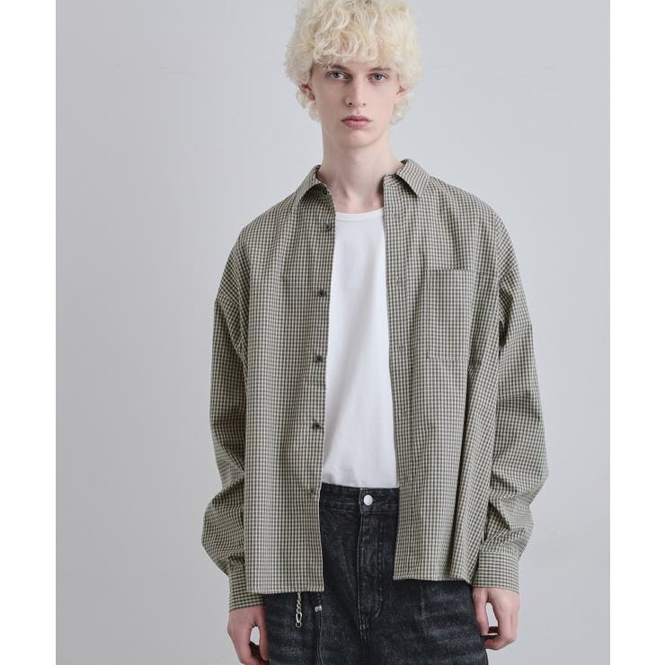 グレー(212) | 【選べる7色】アソートブロードシャツ | tk.TAKEO KIKUCHI