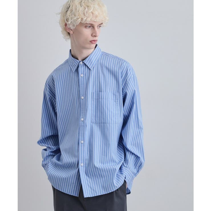 ブルー(391) | 【選べる7色】アソートブロードシャツ | tk.TAKEO KIKUCHI