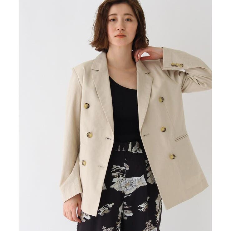 コットンリネンダブルボタンジャケット Web限定サイズ 品番 Wrdw Ag By Aquagirl エージーバイアクアガール の レディースファッション通販 Shoplist ショップリスト