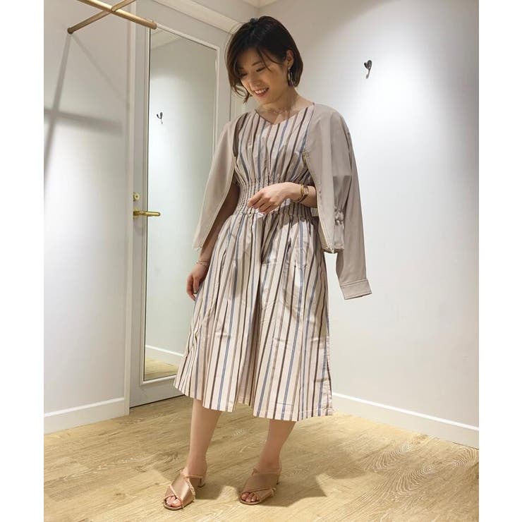 ストライプシャーリングワンピース Lサイズあり 品番 Wrdw Ag By Aquagirl エージーバイアクアガール のレディースファッション通販 Shoplist ショップリスト