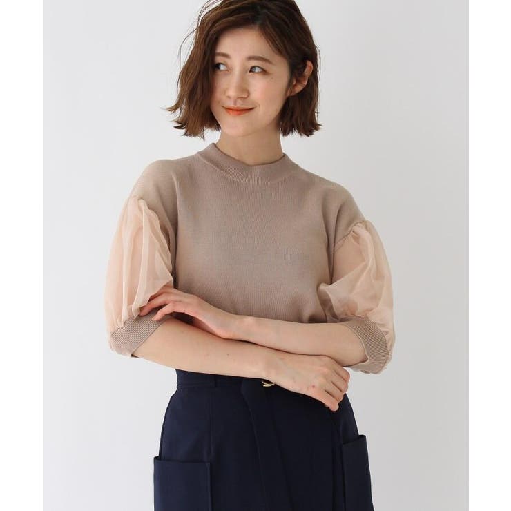 美人百花5月号掲載 オーガンジーパフスリーブニット 品番 Wrdw Ag By Aquagirl エージーバイアクアガール の レディースファッション通販 Shoplist ショップリスト