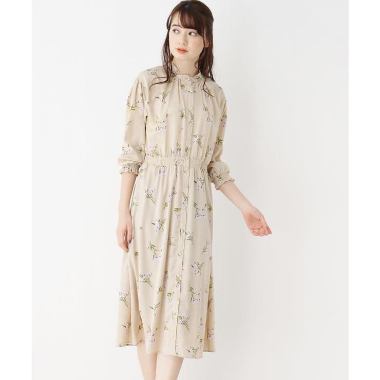 洗濯機洗いok インナースカート付き 花柄スタンドワンピース 品番 Wrdw Index インデックス のレディースファッション通販 Shoplist ショップリスト