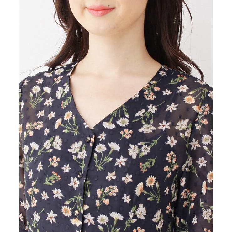 洗える カットドビー花柄前開きワンピース 品番 Wrdw Index インデックス のレディースファッション通販 Shoplist ショップリスト