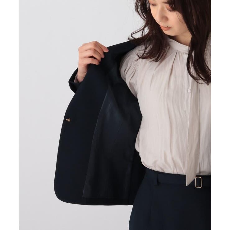 マルチファンクションダブルクロスノーカラージャケット【WEB限定サイズ】