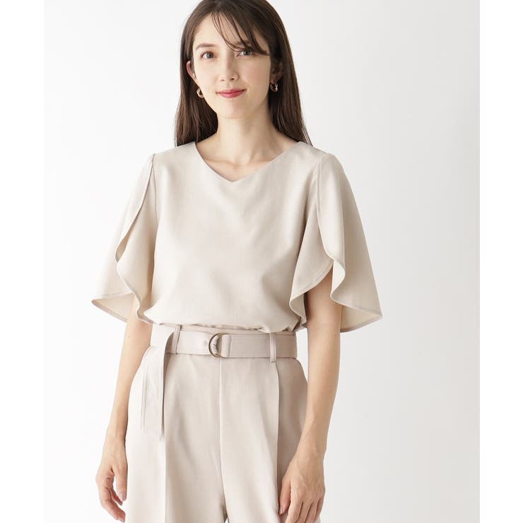 セットアップ対応】リネンタッチベルスリーブブラウス【多機能】[品番：WRDW0169904]｜index（インデックス ）のレディースファッション通販｜SHOPLIST（ショップリスト）