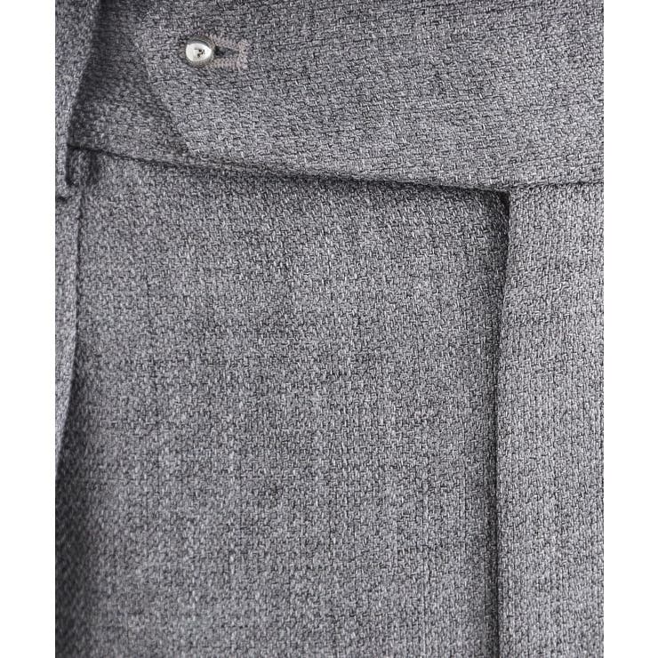 《美人百花掲載》ヴィンテージツイードタックワイドパンツ【洗濯機洗い可/防シワ】 | index | 詳細画像9 