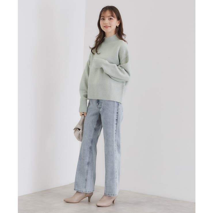 激安通販サイト 人気 ミックスカラーラメハイネックニット[品番：WRDW0213366]｜index Mサイズ
