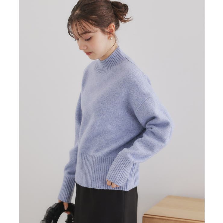 ー品販売  ミックスカラーラメハイネックニット[品番：WRDW0213366]｜index Mサイズ