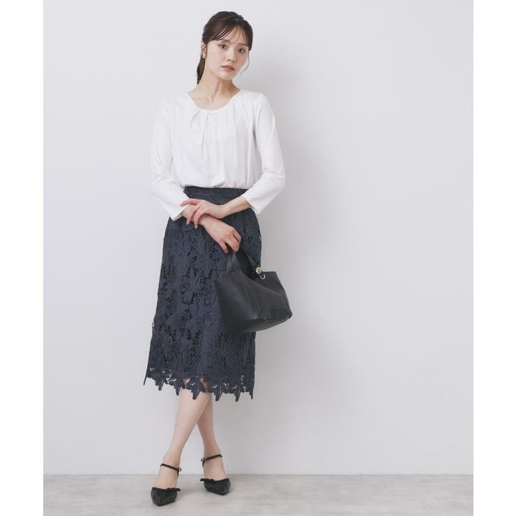 《S-3Lサイズ》タックビジュートップス【洗濯機洗い可】 | index | 詳細画像2 