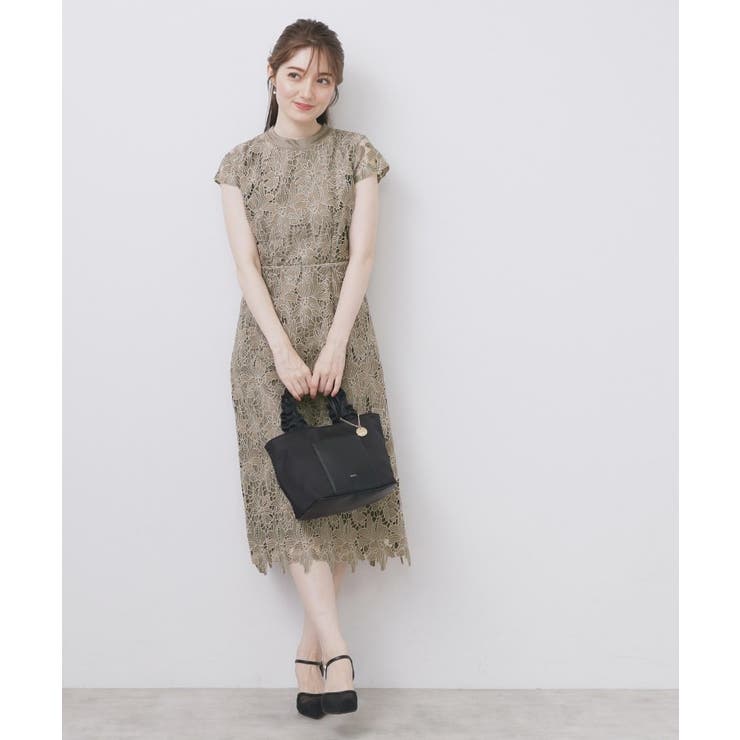 バイカラーレースワンピース【洗濯機洗い可】 | index | 詳細画像2 