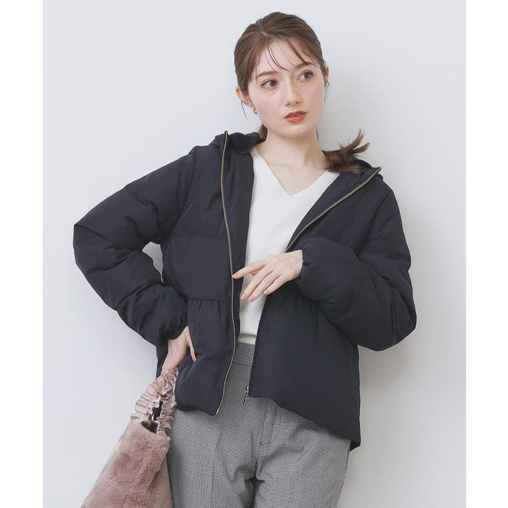 KAWADAダウンペプラムショートコート【撥水/洗濯機OK/静電気防止裏地】 | index | 詳細画像22 