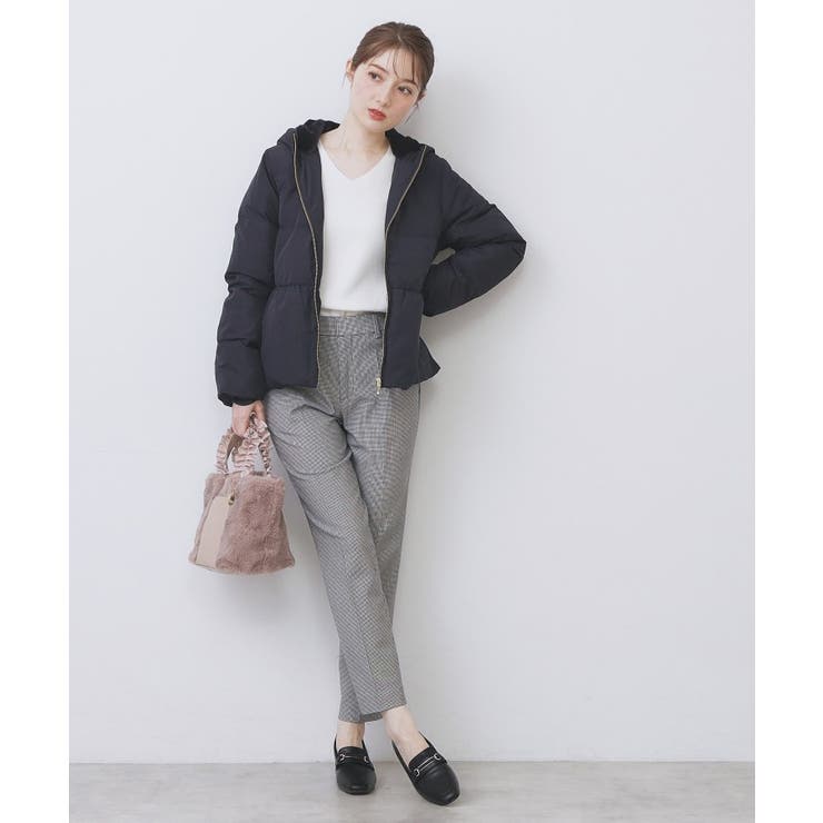 KAWADAダウンペプラムショートコート【撥水/洗濯機OK/静電気防止裏地】 | index | 詳細画像23 