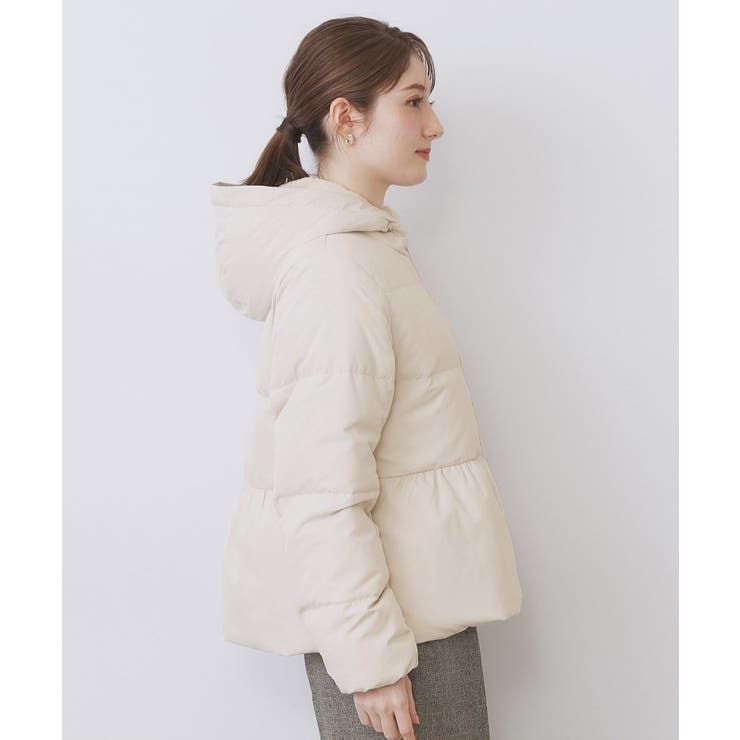 KAWADAダウンペプラムショートコート【撥水/洗濯機OK/静電気防止裏地】 | index | 詳細画像31 