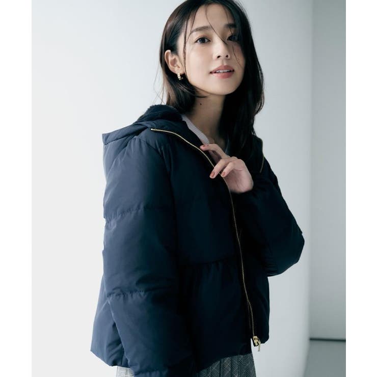 KAWADAダウンペプラムショートコート【撥水/洗濯機OK/静電気防止裏地】 | index | 詳細画像9 