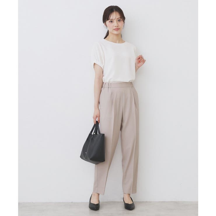 ラメピンストライプイージーテーパードパンツ【洗濯機洗い可/ストレッチ】 | index | 詳細画像13 