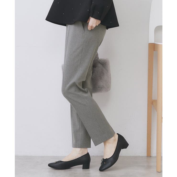 ウォームストレッチテーパードパンツ【洗濯機OK 防シワ 吸湿発熱】《XS～3L》 | index | 詳細画像2 