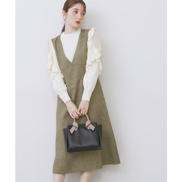 ヴィンテージツイードジャンスカ【洗濯機OK/防シワ】 | index | 詳細画像9 