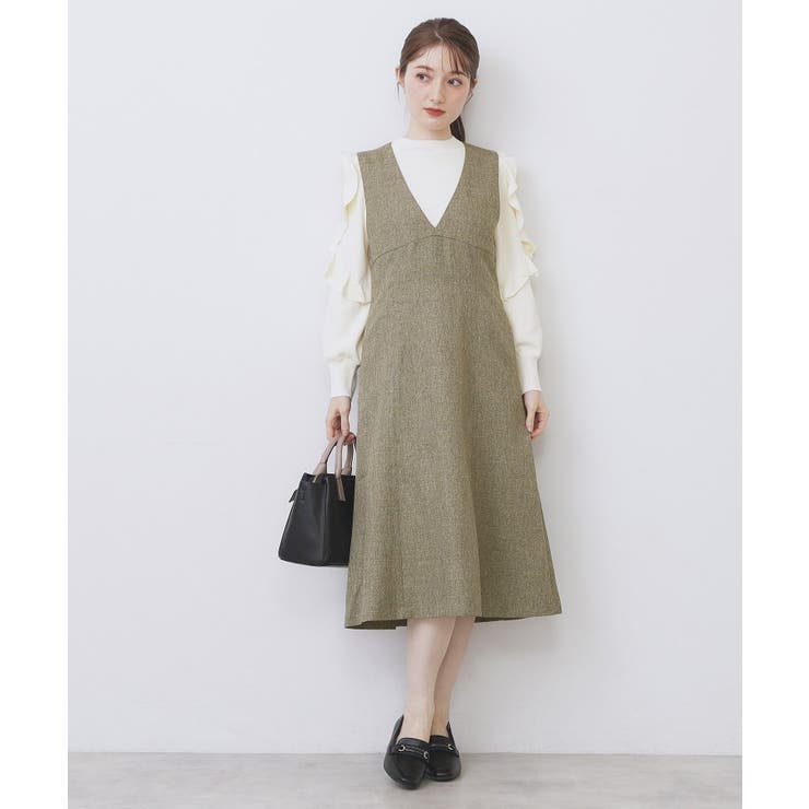 ヴィンテージツイードジャンスカ【洗濯機OK/防シワ】 | index | 詳細画像10 