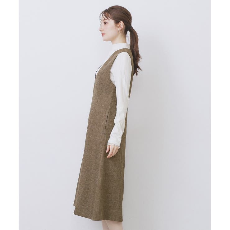 ヴィンテージツイードジャンスカ【洗濯機OK/防シワ】 | index | 詳細画像14 