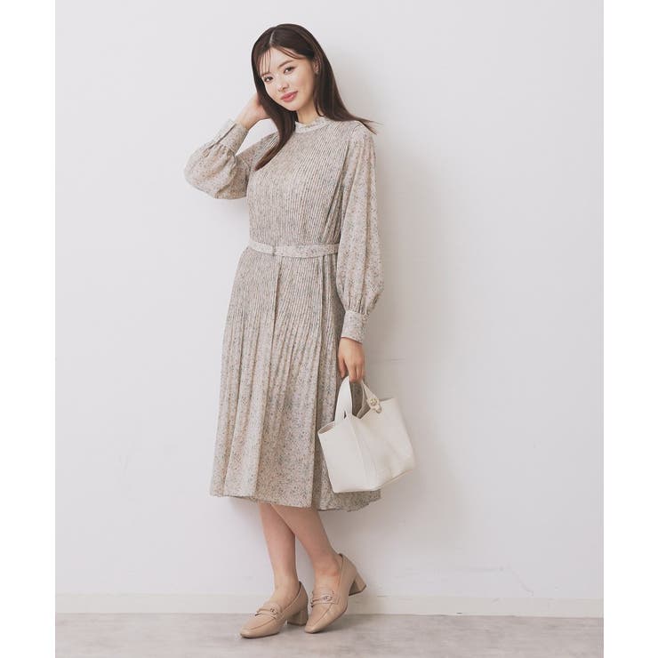 《5色展開/S-3Lサイズ》プリーツフレアワンピース【洗濯機OK/防シワ】 | index | 詳細画像33 