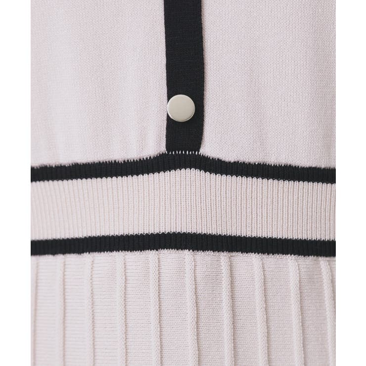 バイカラードッキング風ニットワンピース【洗濯機OK/抗ピル】 | index | 詳細画像4 