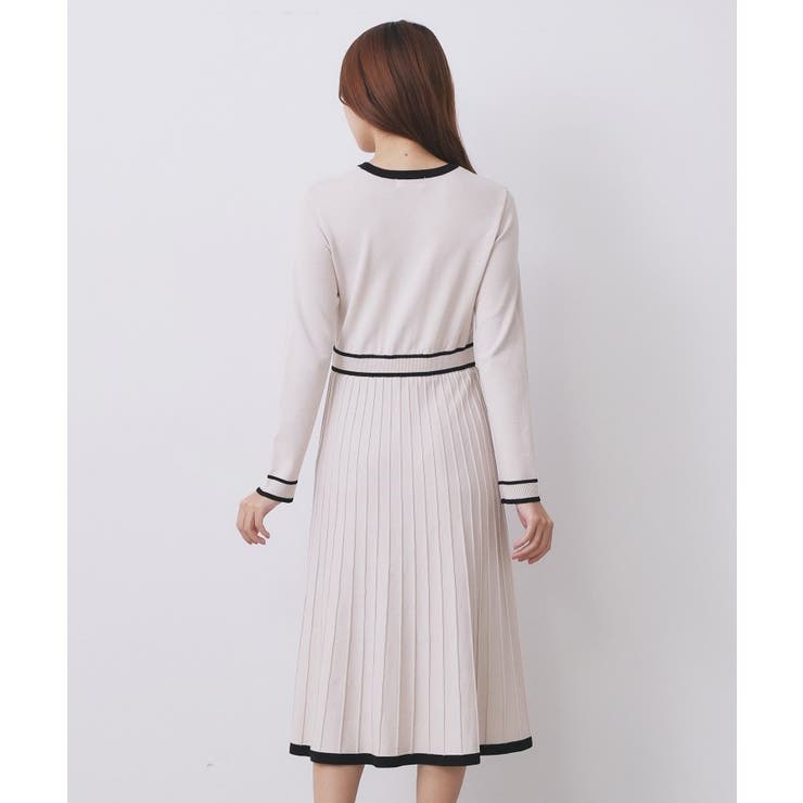 バイカラードッキング風ニットワンピース【洗濯機OK/抗ピル】 | index | 詳細画像15 