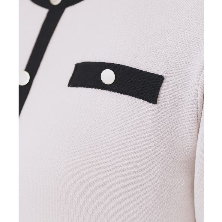 バイカラードッキング風ニットワンピース【洗濯機OK/抗ピル】 | index | 詳細画像17 