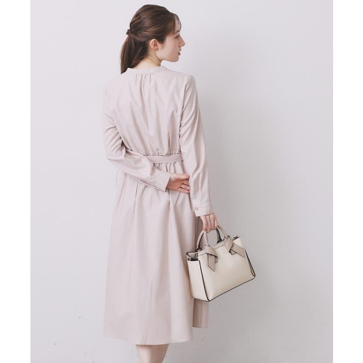 シャンブレーツイルドッキングフレアワンピース【洗濯機OK/イージーアイロン】 | index | 詳細画像2 