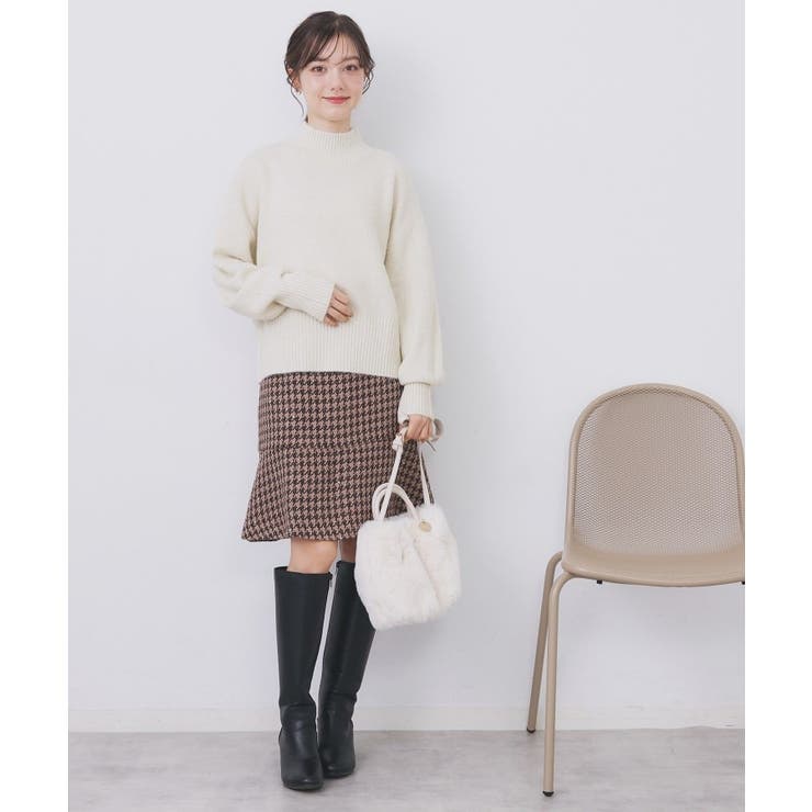 選べる2丈 ハイネックカラーミックスラメニット【洗濯機OK】 | index | 詳細画像17 