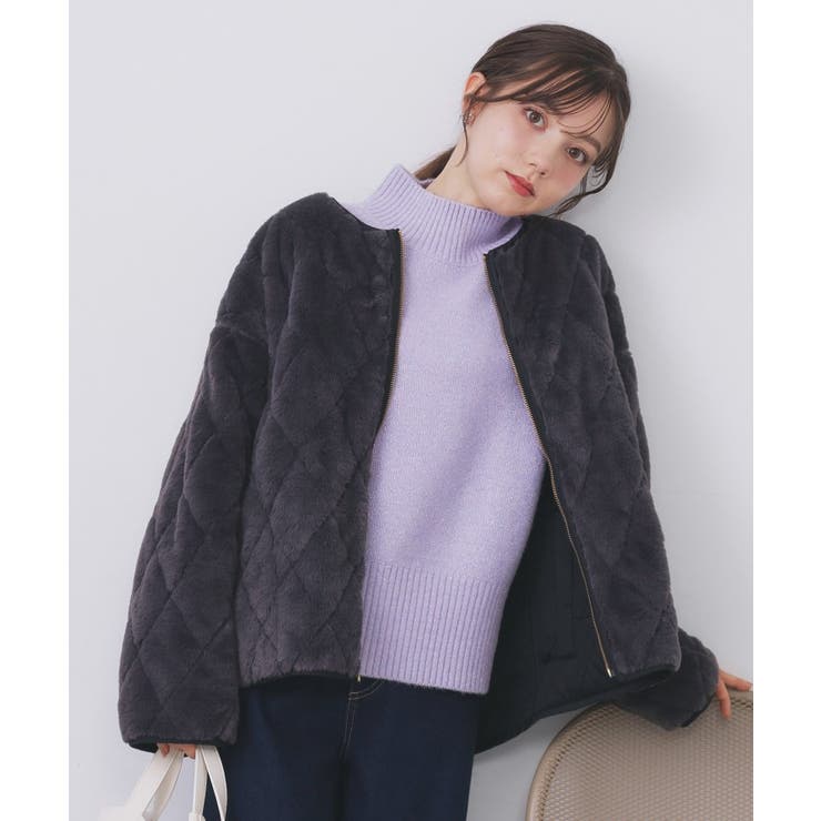 選べる2丈 ハイネックカラーミックスラメニット【洗濯機OK】 | index | 詳細画像37 