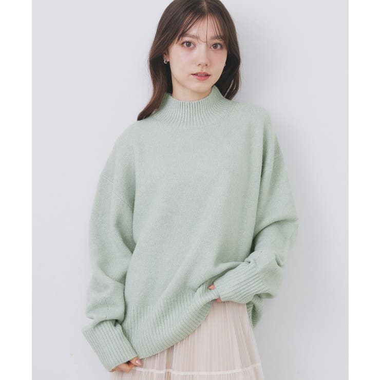 選べる2丈 ハイネックカラーミックスラメニット【洗濯機OK】 | index | 詳細画像26 