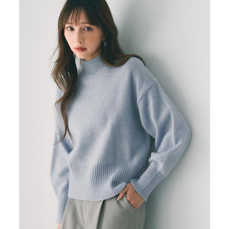 選べる2丈 ハイネックカラーミックスラメニット【洗濯機OK】 | index | 詳細画像12 