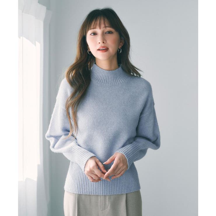 選べる2丈 ハイネックカラーミックスラメニット【洗濯機OK】 | index | 詳細画像13 