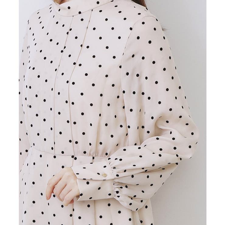 ドットデザインタックワンピース【洗濯機OK/イージーアイロン】 | index | 詳細画像30 