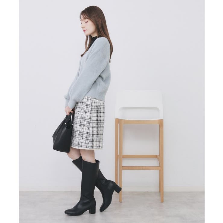 ラメフェザーヤーンVネックカーディガン【洗濯機OK】 | index | 詳細画像15 