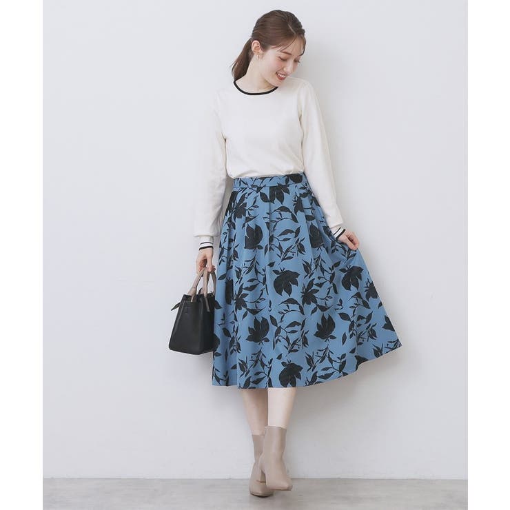 フラワータックフレアスカート【洗濯機OK/イージーアイロン/防シワ】 | index | 詳細画像10 