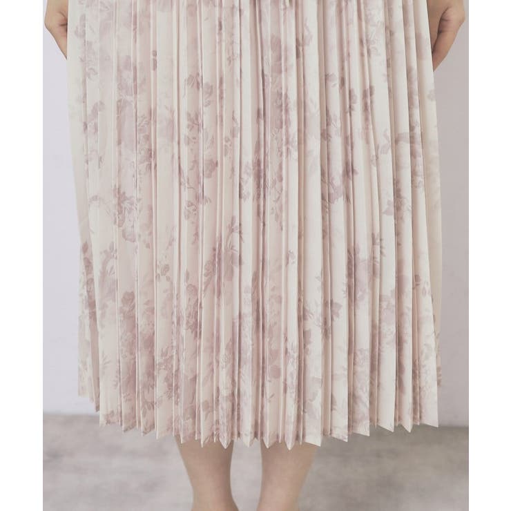 フラワープリーツドッキングニットワンピース【洗濯機OK】 | index | 詳細画像28 