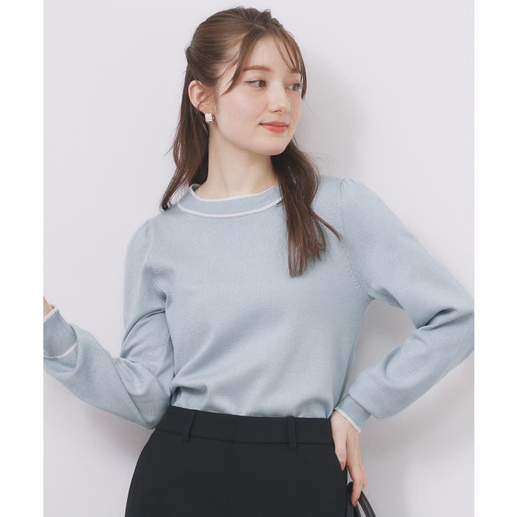 サイドリボンバイカラーニット【洗濯機OK】 | index | 詳細画像31 